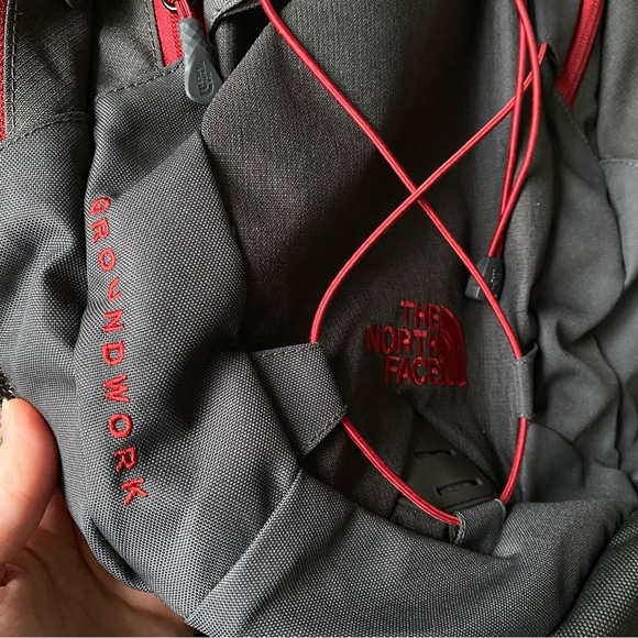 The North Face Black and Red Backpack - Picture 9 of 11